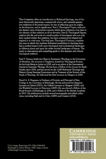 The Cambridge Companion to Reformed Theology achterzijde