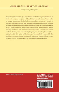 Autobiography and Correspondence of Mary Granville, Mrs Delany achterzijde