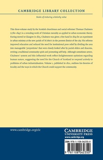 The Christian and Civic Economy of Large Towns: Volume 1 achterzijde