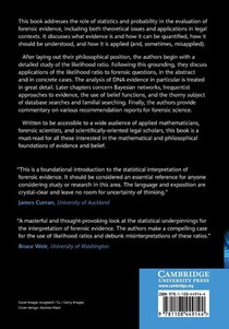 Probability and Forensic Evidence achterzijde