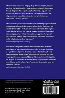 The Politics of Wine in Early Modern France achterzijde