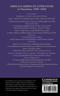 African American Literature in Transition, 1930–1940: Volume 10 achterzijde