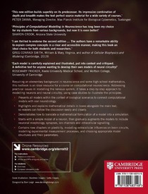 Principles of Computational Modelling in Neuroscience achterzijde