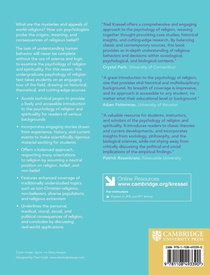 The Psychology of Religion achterzijde