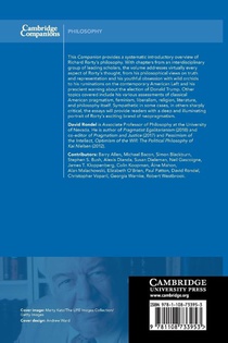 The Cambridge Companion to Rorty achterzijde