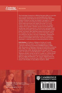 The Cambridge Companion to Biblical Narrative achterzijde