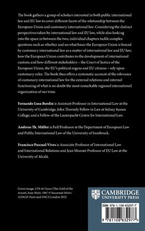 The European Union and Customary International Law achterzijde