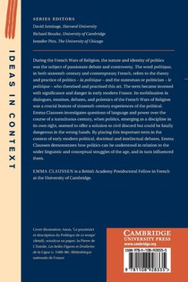 Politics and ‘Politiques' in Sixteenth-Century France achterzijde
