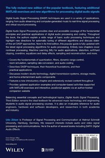 Digital Audio Signal Processing achterzijde
