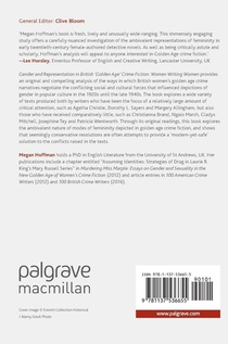 Gender and Representation in British ‘Golden Age’ Crime Fiction achterzijde