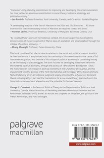 Alienation and Emancipation in the Work of Karl Marx achterzijde