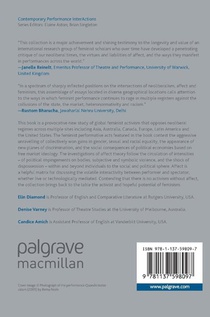 Performance, Feminism and Affect in Neoliberal Times achterzijde