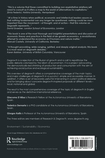 Degrowth achterzijde