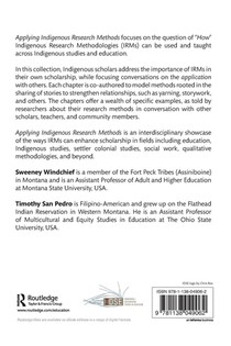 Applying Indigenous Research Methods achterzijde