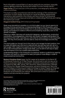 Understanding Design in Film Production achterzijde