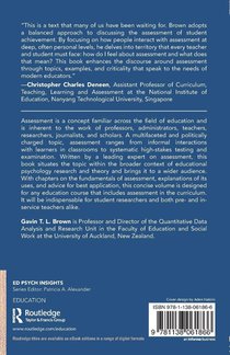 Assessment of Student Achievement achterzijde