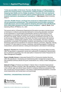 Developing Organizational Simulations achterzijde