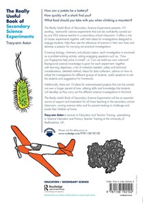 The Really Useful Book of Secondary Science Experiments achterzijde