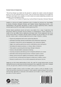 Case Studies in System of Systems, Enterprise Systems, and Complex Systems Engineering achterzijde