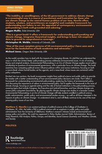 Environmental Policymaking in an Era of Climate Change achterzijde
