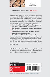 The Bible: The Basics achterzijde