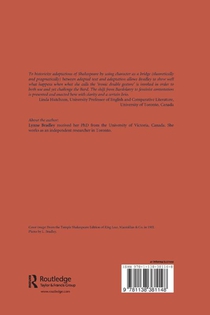 Adapting King Lear for the Stage achterzijde