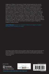 Indigenous Children’s Survivance in Public Schools achterzijde