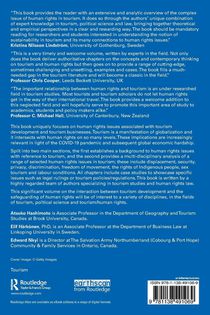 Human Rights Issues in Tourism achterzijde