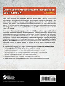 Crime Scene Processing and Investigation Workbook, Second Edition achterzijde