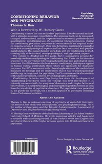 Conditioning Behavior and Psychiatry achterzijde