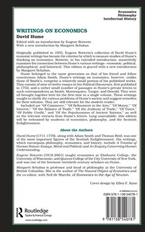 Writings on Economics achterzijde