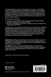 Teaching and Researching Motivation achterzijde