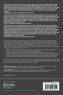 Innovations and Challenges in Applied Linguistics from the Global South achterzijde
