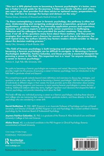 Becoming a Forensic Psychologist achterzijde