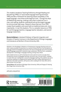 Teaching Proficiency Through Reading and Storytelling (TPRS) achterzijde