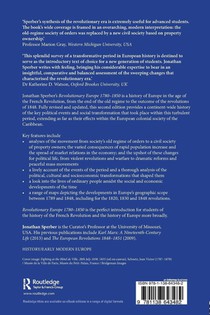 Revolutionary Europe 1780–1850 achterzijde