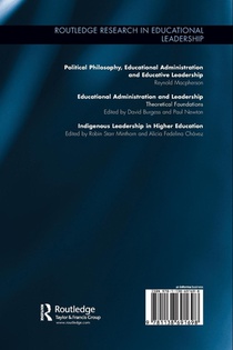 Indigenous Leadership in Higher Education achterzijde