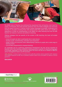 Addressing Special Educational Needs and Disability in the Curriculum: Modern Foreign Languages achterzijde