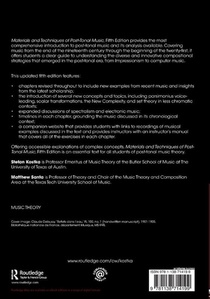 Materials and Techniques of Post-Tonal Music achterzijde