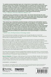Waste Management and Sustainable Consumption achterzijde