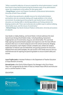Case Studies on Safety, Bullying, and Social Media in Schools achterzijde