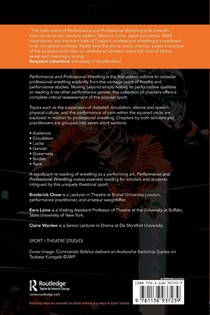 Performance and Professional Wrestling achterzijde
