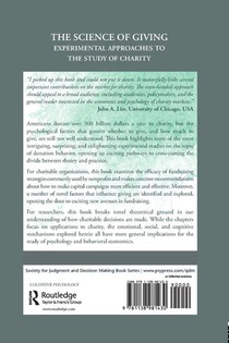 The Science of Giving achterzijde