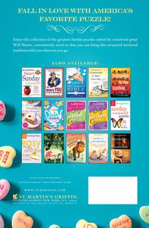 The New York Times Sweetheart Sunday Crosswords achterzijde