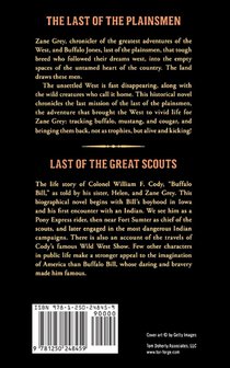 The Last of the Plainsmen and Last of the Great Scouts achterzijde