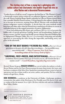 Warrior's Creed achterzijde