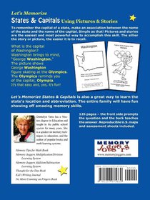 Let's Memorize States & Capitals Using Pictures & Stories achterzijde