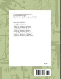 Joseph's 487 questions to Pre-Algebra achterzijde