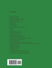 Medication Administration for Non-Licensed Personnel achterzijde