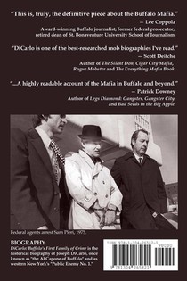 DiCarlo: Buffalo's First Family of Crime - Vol. II achterzijde